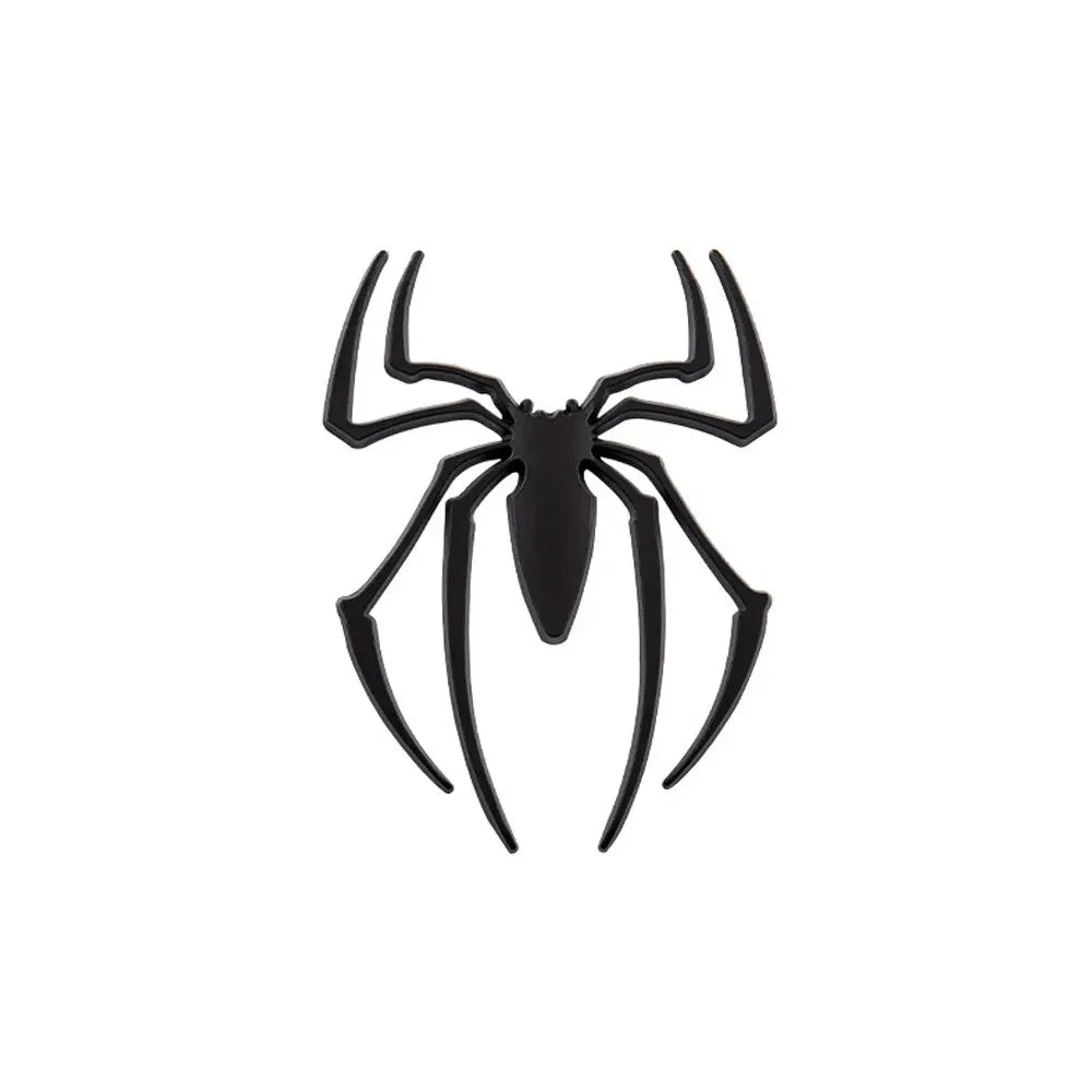 3D Metal Spider Car Sticker - Chrome Auto Emblem Badge for Exterior Styling & Vehicle Decoration