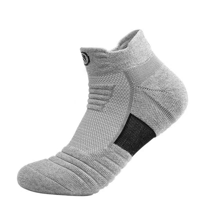 1/3 Pairs Men’s Compression Socks – Breathable Sports, Basketball, Cycling, and Running High Elastic Towel Tube Socks