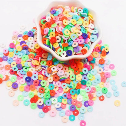 Boxi Polymer Clay Sprinkles - Star, Flower & Fruit Slice DIY Nail Art Accessories