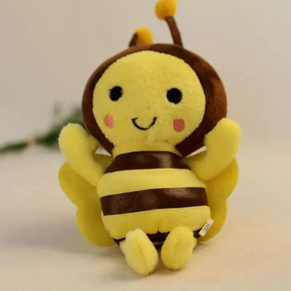 12cm Bee Plush Doll – Cute Small Pendant for Festival Decorations, Gifts & Bag Charm