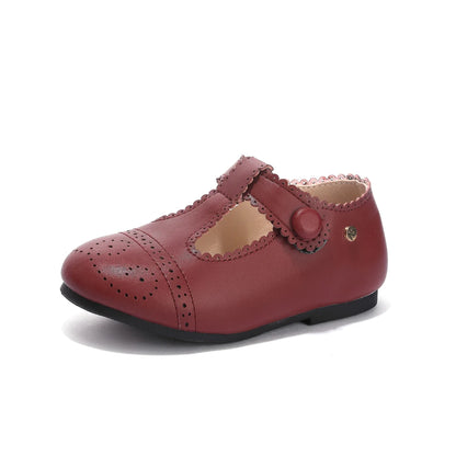 Kids Leather Shoes - Soft Mary Jane & Oxford Flats for Baby Girls and Boys, Princess & Dress Style