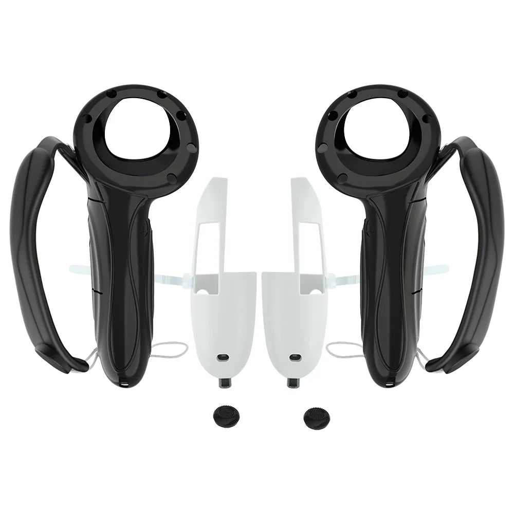 Handle Control for Meta Quest 3S – Strap Controller Grip with Battery Open Touch & Bumper Shelf Accessory