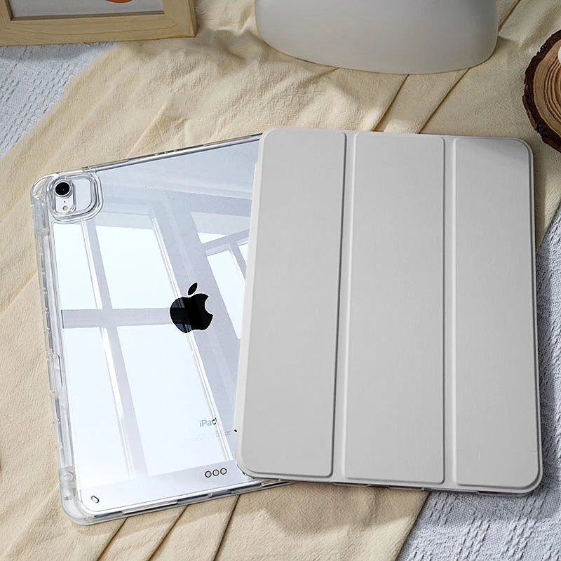 iPad Protective Case - 2025 Air 11 M3 M4 Pro 11 Inch Cover with Apple Pencil Holder for iPad 10th 9th Generation