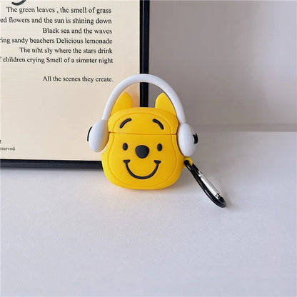3D Cartoon Silicone Case for AirPods 1/2/3 & Pro 2 — Protective Wireless Earphone Charging Cover