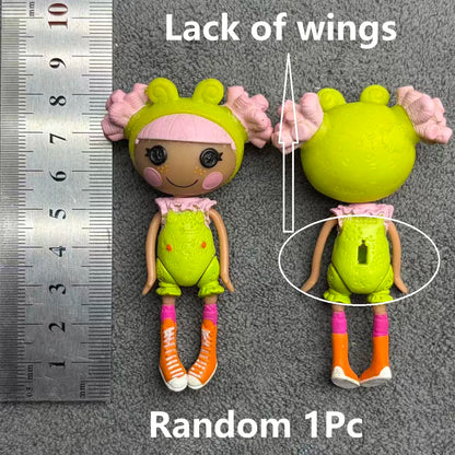 Lalaloopsy Little Sister & Pet Dolls - 8–10cm PVC Holiday Gift Collectible Toys