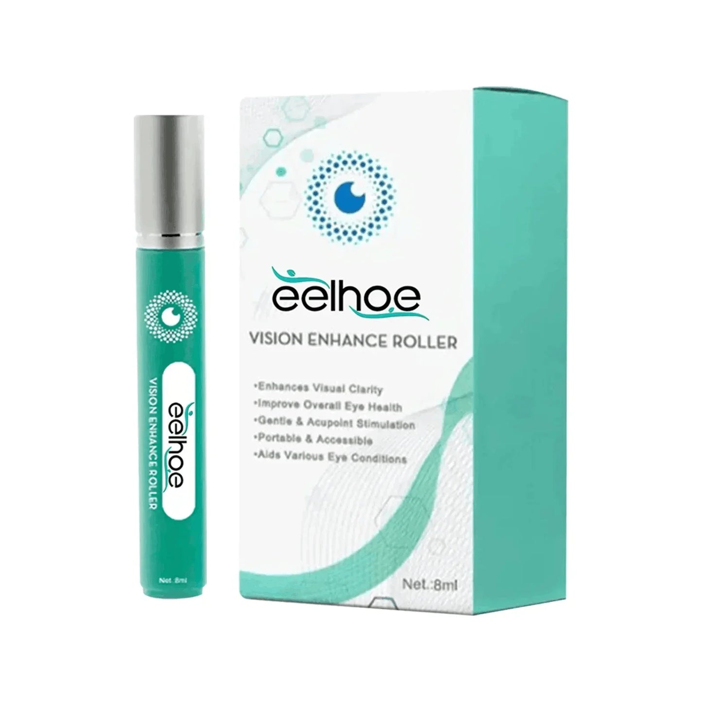 Vision Enhance Roller – Clearer Eyesight, Mild Relaxation Massage for Eye Fatigue, Dryness & Discomfort Relief