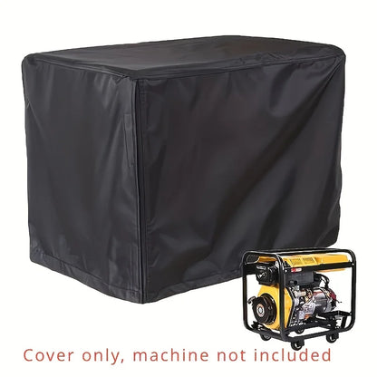 Heavy Duty Black Generator Cover – UV Resistant Waterproof Durable Outdoor Protection, Fits Most Generators for All-Weather Use