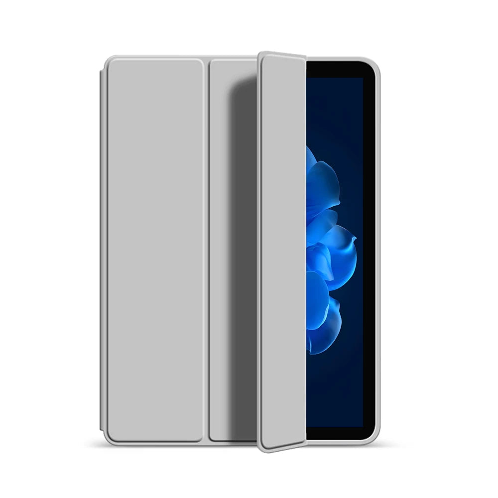 Leather Stand Flip Smart Cover for iPad — Soft Silicone Case for iPad 10th & 11th Gen, 10–11-inch (2022/2025)