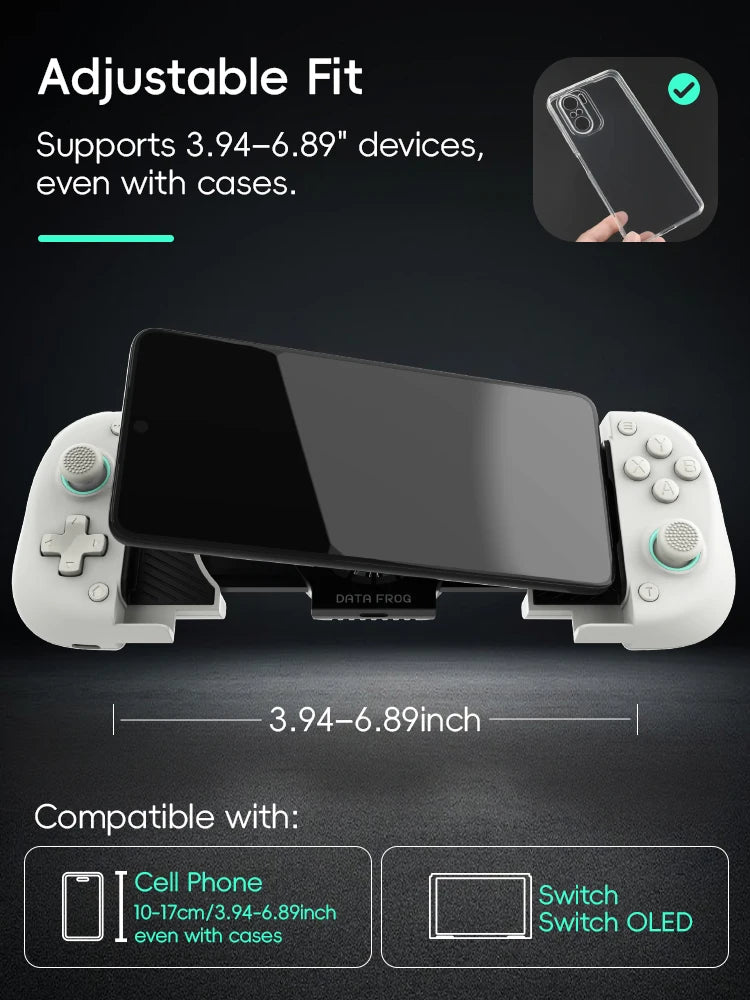 DATA FROG X3 Wireless Game Controller — Android Controller for Samsung Galaxy, Compatible with PUBG Mobile
