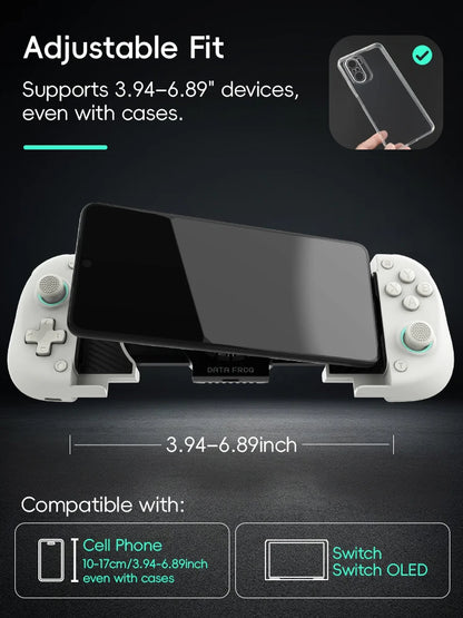 DATA FROG X3 Wireless Game Controller — Android Controller for Samsung Galaxy, Compatible with PUBG Mobile