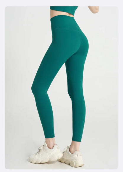 Naked Feeling Yoga Leggings for Women – High-Waisted Hip Lifting Fitness, Running & Cycling Pants