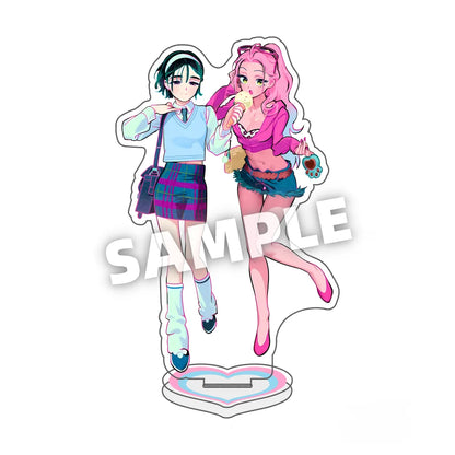 Anime Alien Stage Acrylic Stand Figure - Ivan Till Luka Sua Mizi Desktop Ornament Keychain Collectible Gift