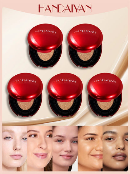 Air Cushion Foundation – Light Natural Moisturizing Concealer, Whitening, Oil-Control, Long-Lasting Base Makeup for Women (Korean Cosmetic)