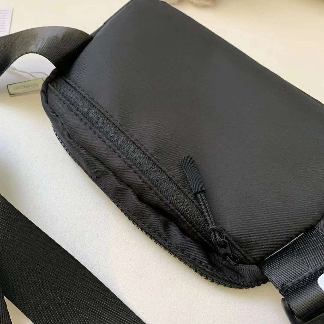 2024 Sports Logo Belt Bag: Women's Fanny Pack for Outdoor Activities - Fitness, Crossbody, Chest Pack with Money Pocket for Leisure and Style!