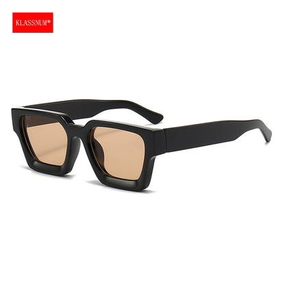 KLASSNUM 2024 Luxury Square Sunglasses – Retro UV400 Designer Shades for Men & Women
