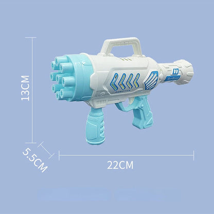 Kids Bubble Gun Toy - Automatic Soap Bubble Blower for Outdoor Play & Parties
