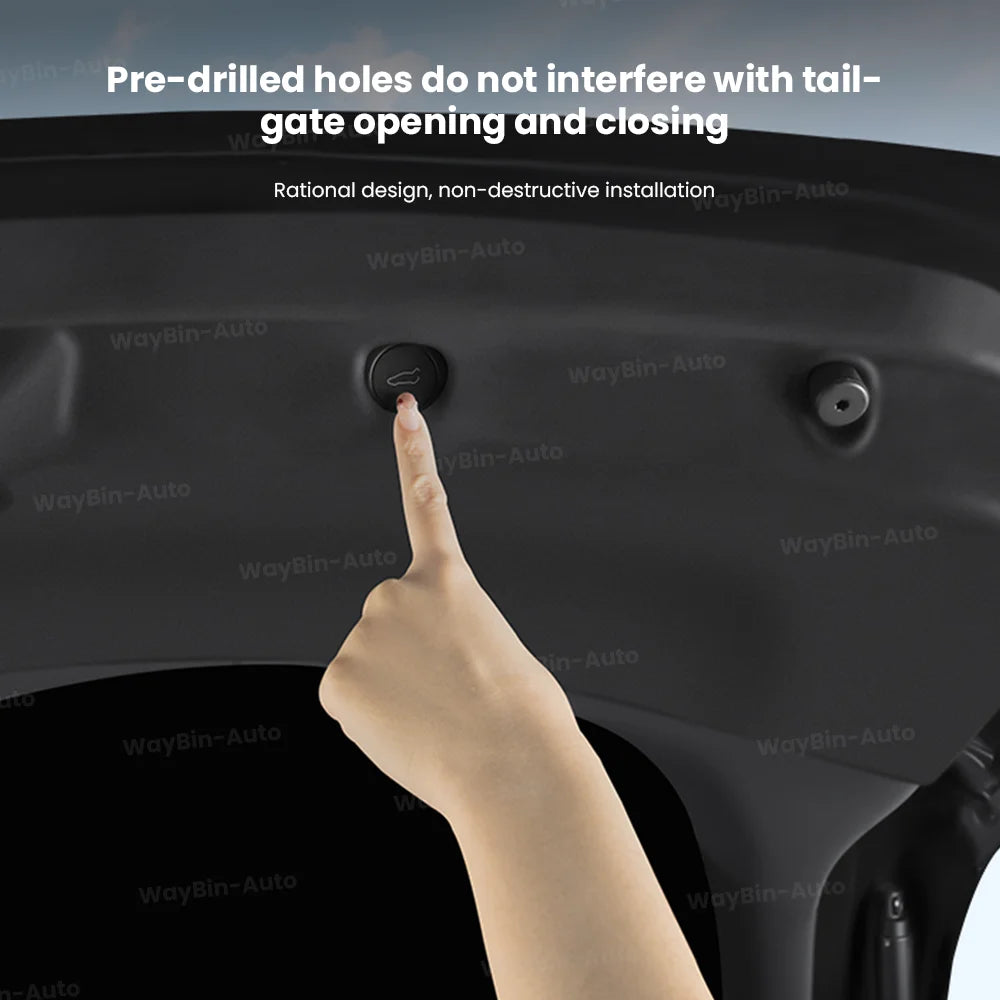 Tesla Model Y 2025+ Juniper TPE Floor Mats – Waterproof Anti-Slip Full Set Car Accessories