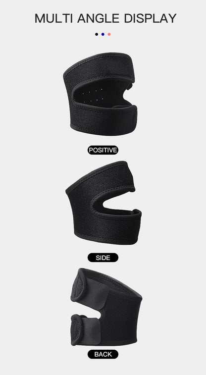 Pressurized Knee Wrap Sleeve — Elastic Support Braces with Pad for Basketball, Tennis & Cycling