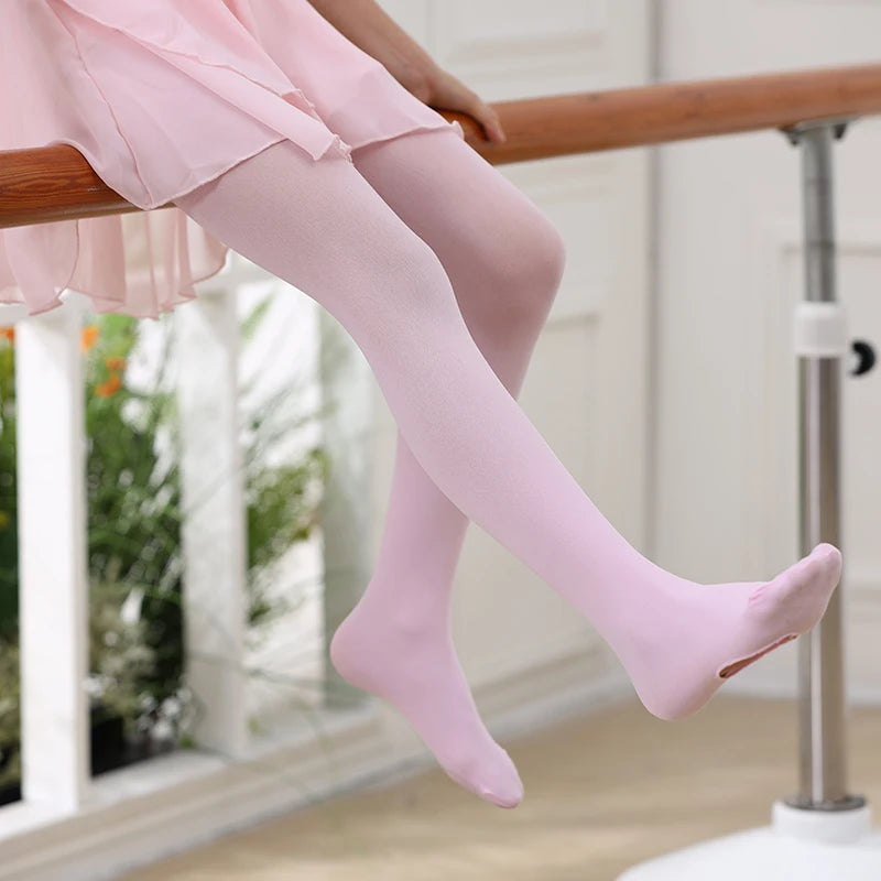 Princess Baby Girls Ballet Tights – High Elasticity Dance Pantyhose for Kids & Infants (Spring/Autumn)