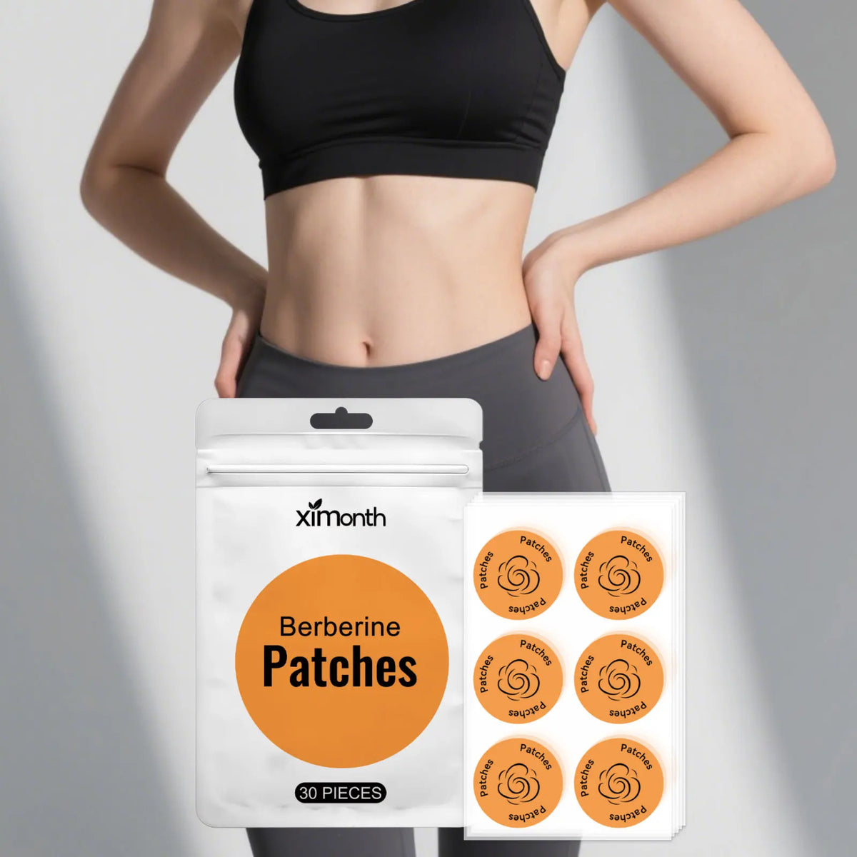 30PCS Berberine Patches - Easy-to-Use Body Care Stickers for Daily Wellness Support