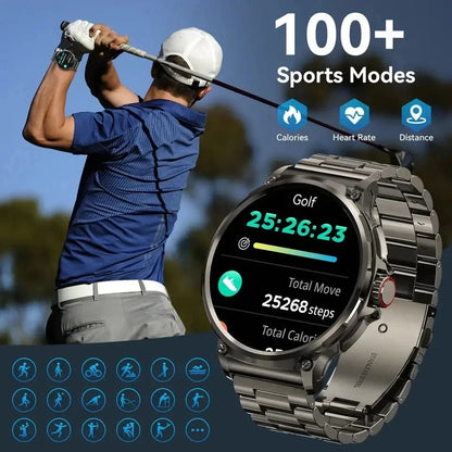 1.85-Inch Ultra HD Smart Watch - GPS, Bluetooth Call, 710mAh Battery, Sports & Fitness Smartwatch for Huawei & Xiaomi