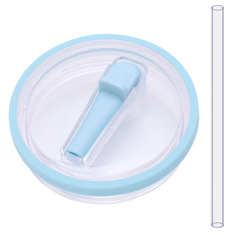 40oz Tumbler Flip Straw Lid – Spill-Proof, Reusable Replacement Cover for Stanley Cups