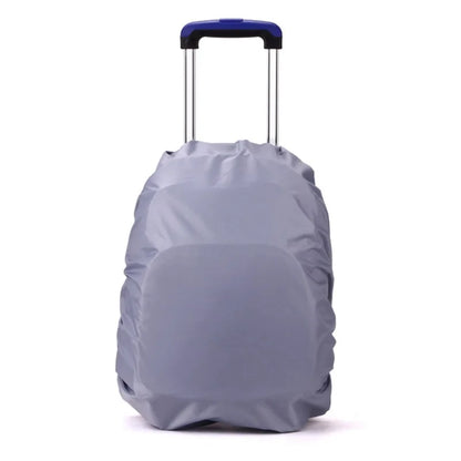 Children's Waterproof Backpack Rain Cover with Safety Light - 35L, for Night Cycling, Camping and Hiking