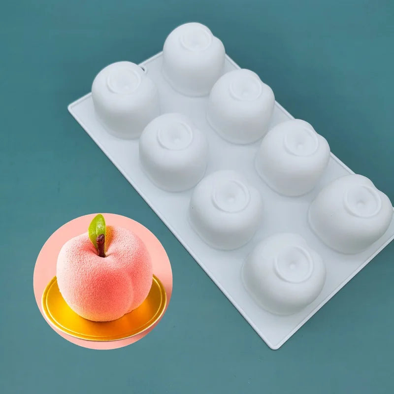 3D Lemon Shape Silicone Cake Mold — French Dessert Baking Tools for Brownies, Mousse & Pastry Decoration