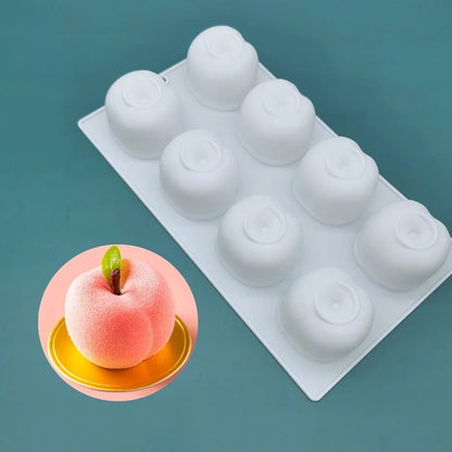3D Lemon Shape Silicone Cake Mold — French Dessert Baking Tools for Brownies, Mousse & Pastry Decoration