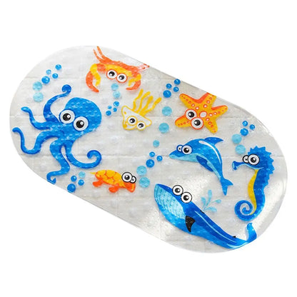 Soft PVC Anti-Slip Bath Mat – Massage Shower Pad for Bathtub & Bathroom Safety Carpet