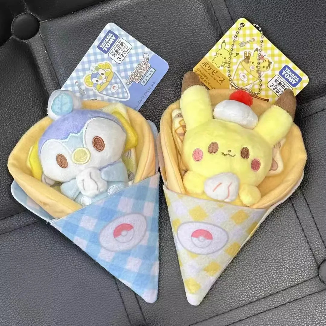 Kawaii Pokemon Plush Toys – Pikachu Pogaman Disassembly Pendant, Anime Character Dolls for Girls & Children, Christmas Gifts