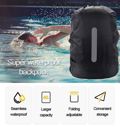 Waterproof Backpack Rain Cover – Safety Outdoor Travel Bag Protector