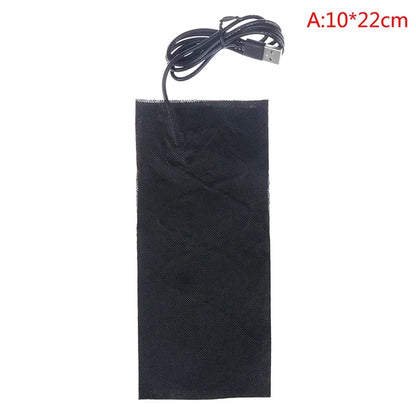 USB Far Infrared High-Temperature Heater – Carbon Fiber Electric Waist & Knee Heating Pad
