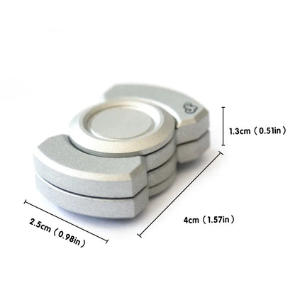 Metal Magnetic Slider Fidget Toy - EDC Push Card Stress Relief Hand Spinner