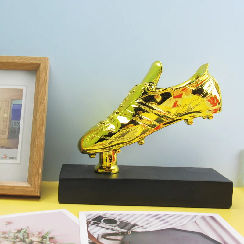 Golden Boot Trophy – Football World Cup Souvenir, Goalkeeper Award & Game Decoration Craft Ornament