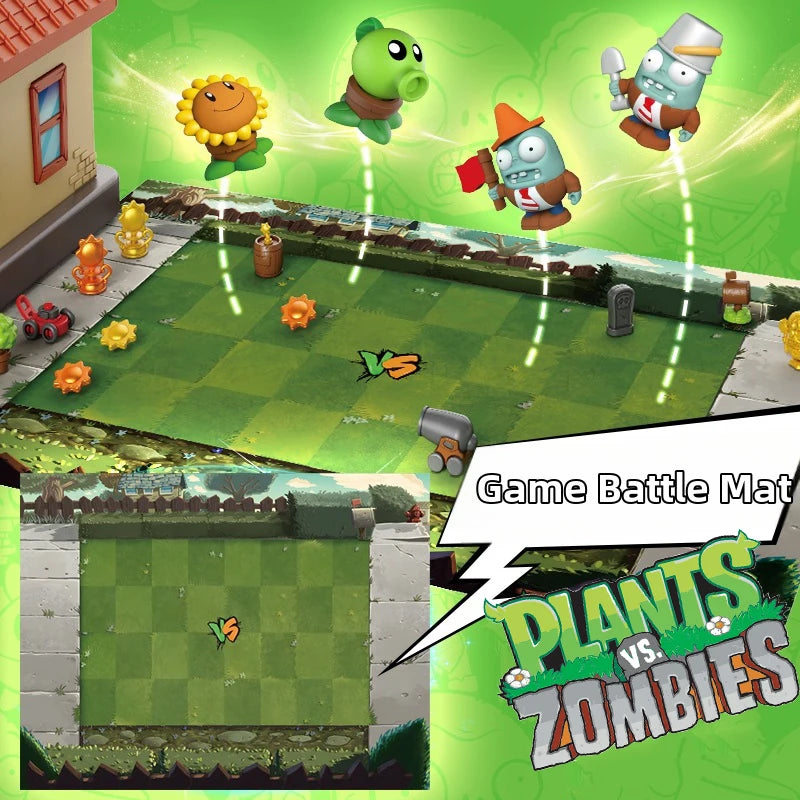 Plants vs Zombies Dave's Surprise House Toy Set – Collectible Figures with Interactive Play Features for Kids Gift