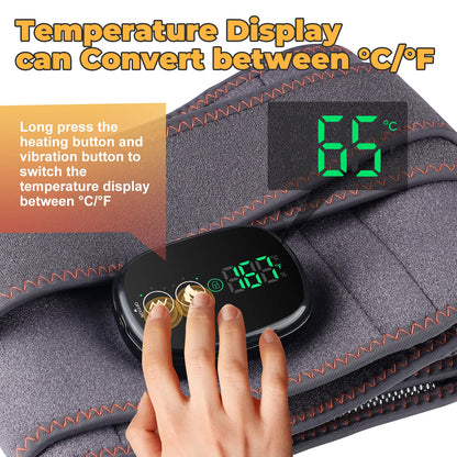 Heating Waist Massager Belt — Vibration & Inflatable Back Pad for Relaxation and Pain Relief