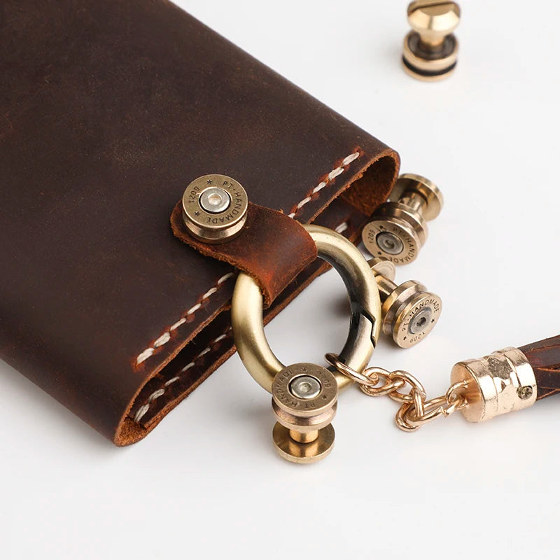 Brass Round Head Lock Buckle: Durable Handbag DIY Bag Clasp for LeatherCraft Sewing Hardware - Essential Accessories