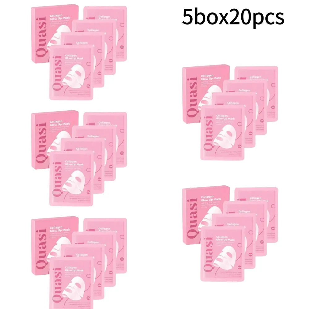 Bio Collagen Overnight Face Mask - 4-Piece Set for Nourishing, Brightening & Smoothing Skin