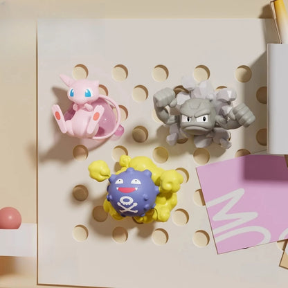 Pokemon 3D Magnetic Refrigerator Stickers - Cute Pikachu, Gengar & Psyduck Cartoon Home Decor Gifts