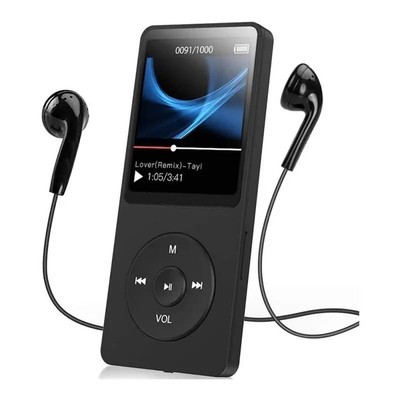 128GB Bluetooth MP3 MP4 Music Player - Lossless Audio, FM Radio & Voice Recorder for Sports