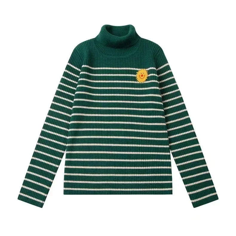 Kids Knit Sweater & Leggings Set - Warm Winter Baby Boy Girl Tops and Clothing Outfit Ages 2-10 Years