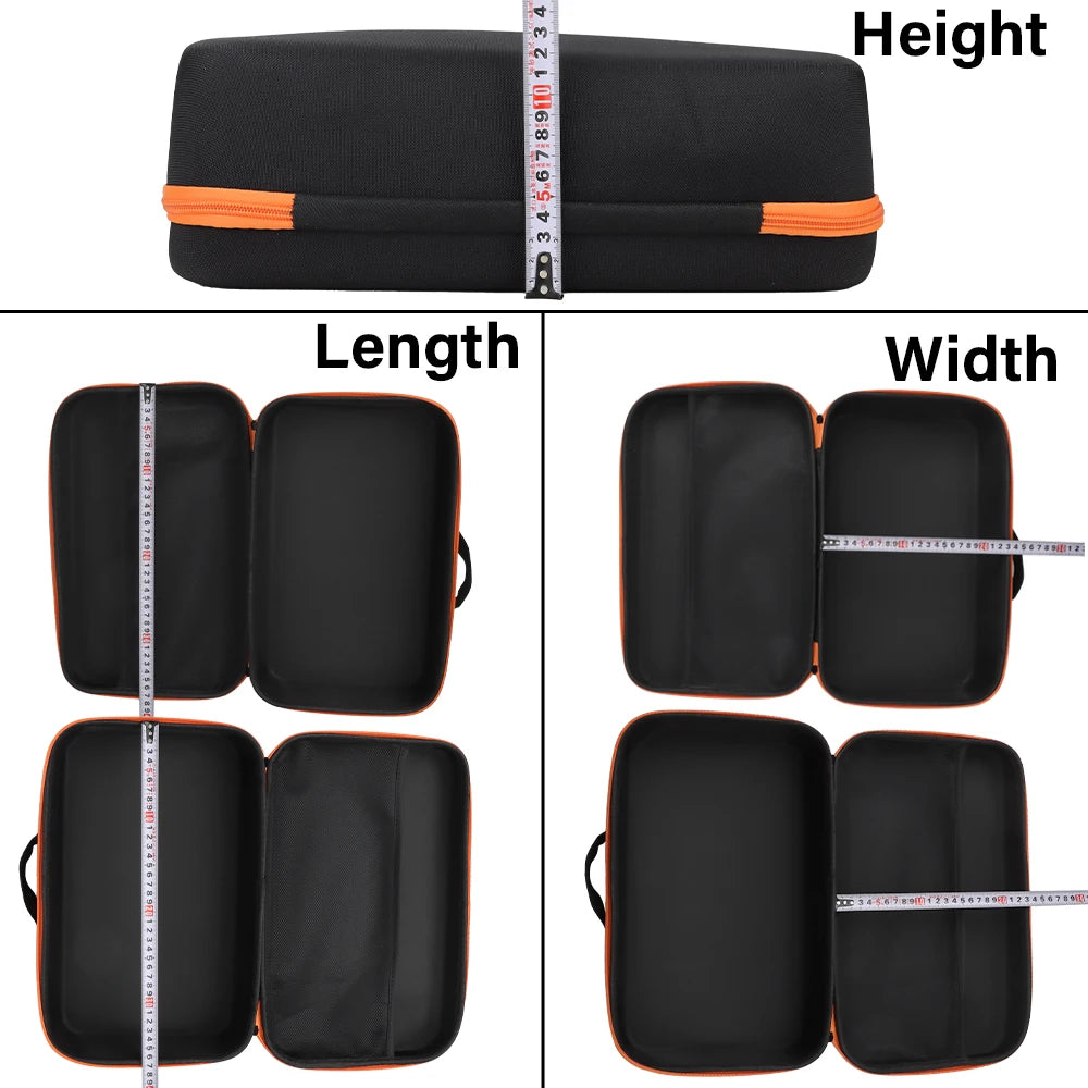 HILDA Large Capacity Waterproof Tools Bag – Electrician Hardware Organizer, 3 Sizes with Red Edges