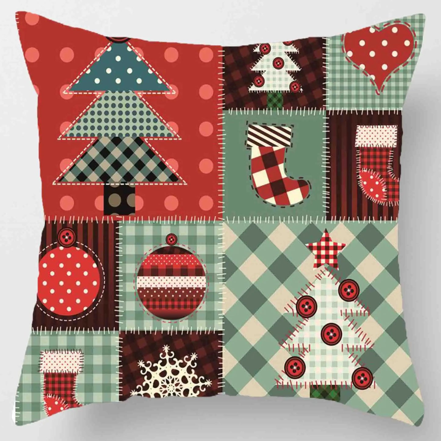 Christmas Pillowcase Set 45x45cm – Festive Cushion Covers for Home Décor & Holiday Gifts