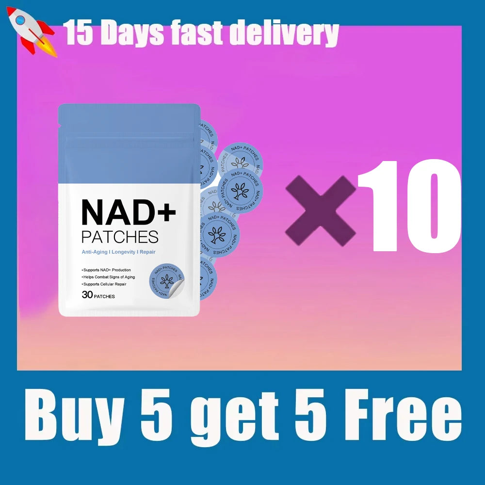 NAD+ Skin Care Patches – 30-Piece Set, Breathable Lightweight Daily Body Care Stickers