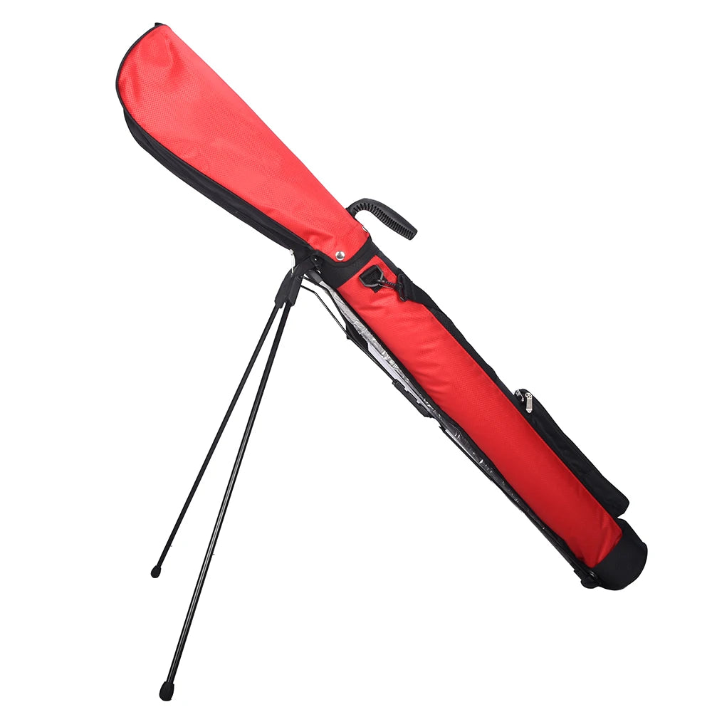 Lightweight Golf Club Bag with Bracket – Waterproof Golf Stand Carry Bag, Golf Gun Rack