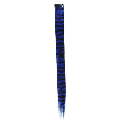 Colorful Feather Hair Extension - Clip-In Synthetic Hairpiece for Women Cosplay Y2K Style