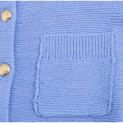 2025 New Women’s Knit Slim Mini Dress – Elegant Single-Breasted Solid Color Office & Daily Commuting Vestido