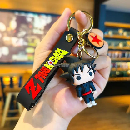 Kawaii Dragon Ball Z Keychain – Super Saiyan Goku, Bulma, Broly, Piccolo & Majin Buu Car Pendant Toy Gift