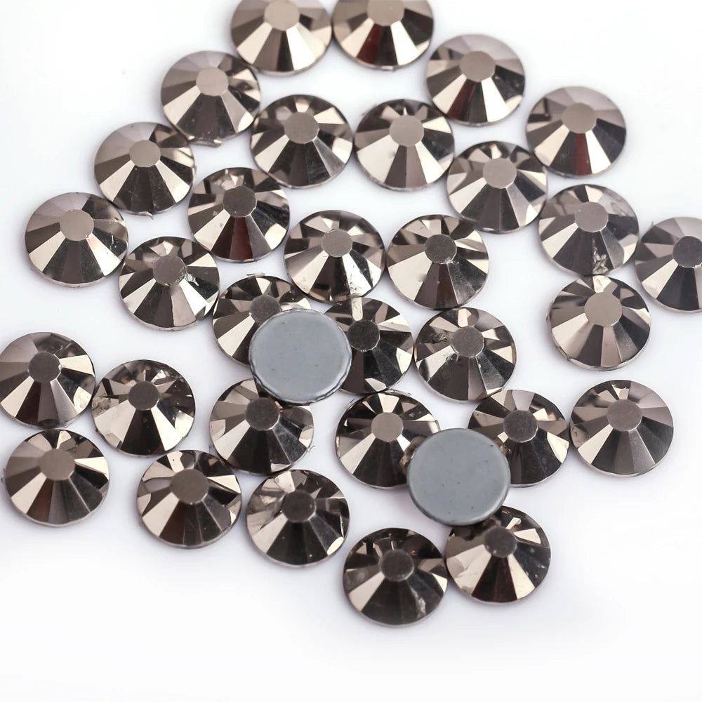 Premium Hot Fix Rhinestones – High Quality Glass Crystal Flatback Iron-On Glitter Rhinestones for Clothing & Crafts